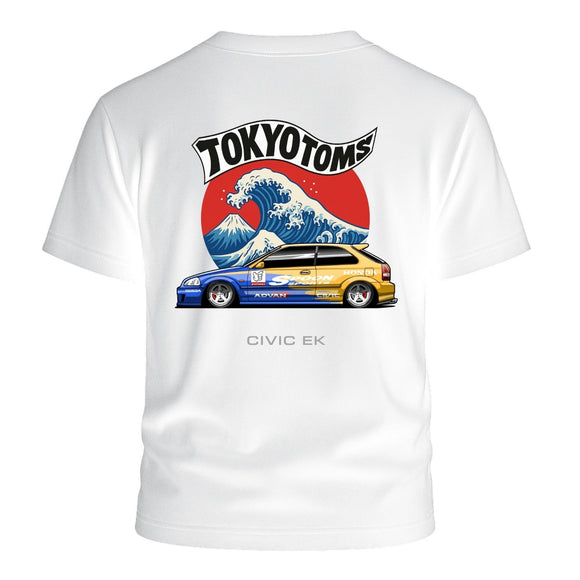 Tokyo Toms Honda Civic EK Wave T-Shirt