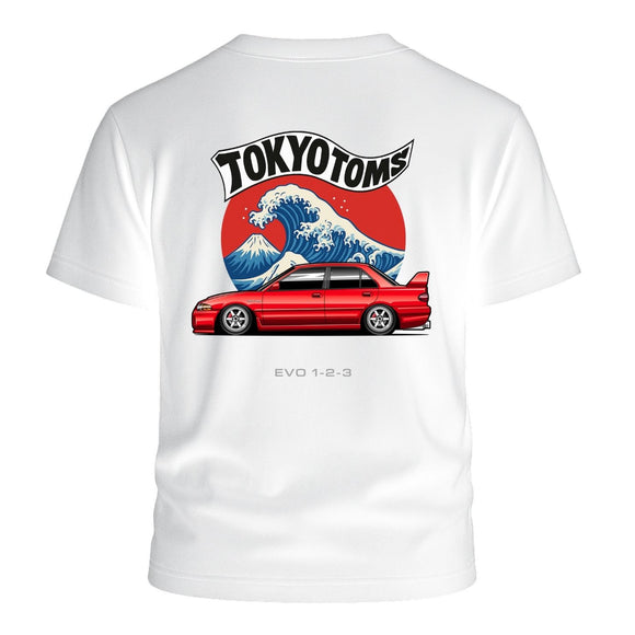 Tokyo Toms Mitsubishi EVO 1-3 Wave T-Shirt