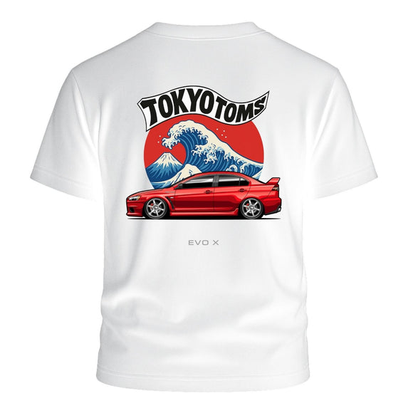 Tokyo Toms Mitsubishi EVO X Wave T-Shirt
