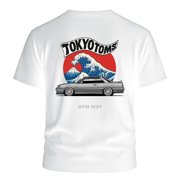 Tokyo Toms Nissan GTR R31 Wave T-Shirt