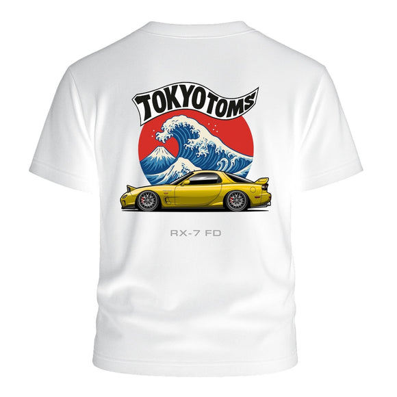 Tokyo Toms Mazda RX-7 FD Wave T-Shirt