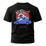 Tokyo Toms Toyota Supra A70 Wave T-Shirt