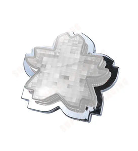 Clear/ White LED Cherry Blossom Shape Side Marker Indicators (Pair)
