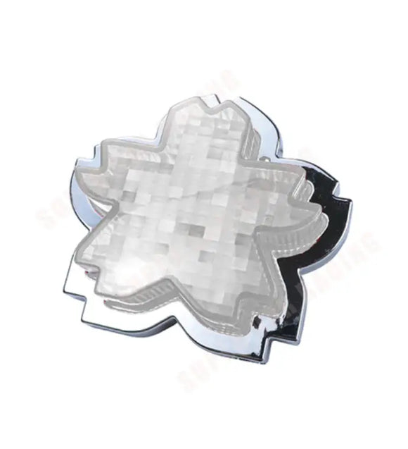 Clear/ White LED Cherry Blossom Shape Side Marker Indicators (Pair)