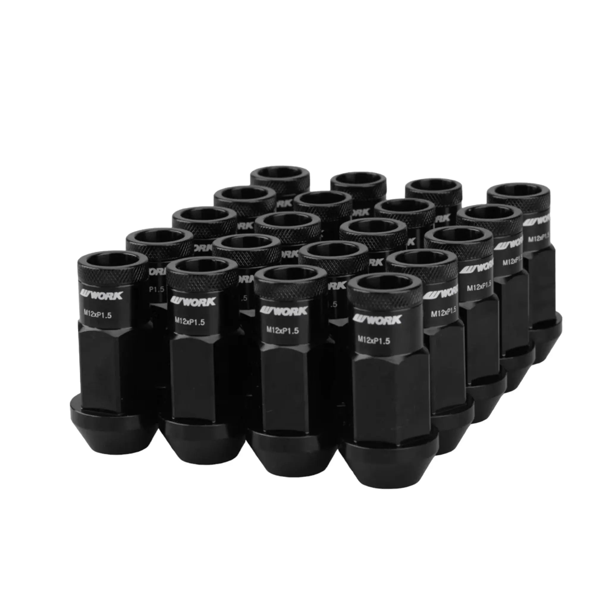 Work Anti-Theft Forged Lug Nuts (Black) - Tokyo Tom's