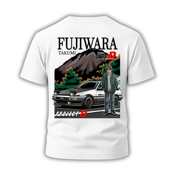 Initial D “Fujiwara Takumi Project D” – T-Shirt
