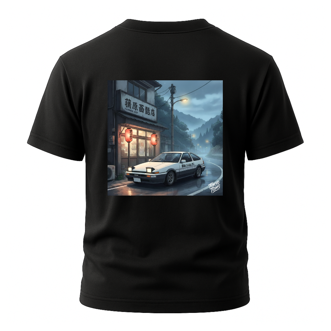 Initial D 30th Anniversary AE86 Fujiwara Tofu Shop T-Shirt