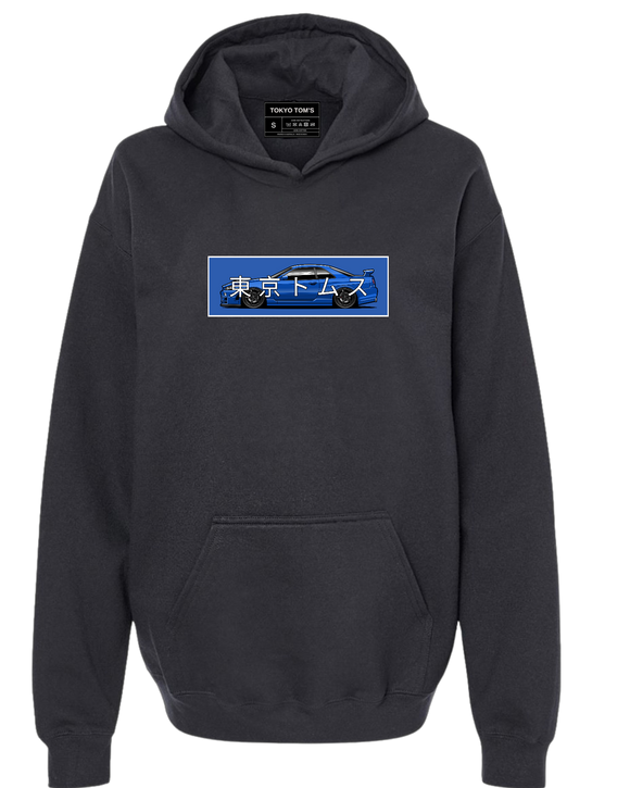 Nissan Skyline R34 - Chest Print Hoodie