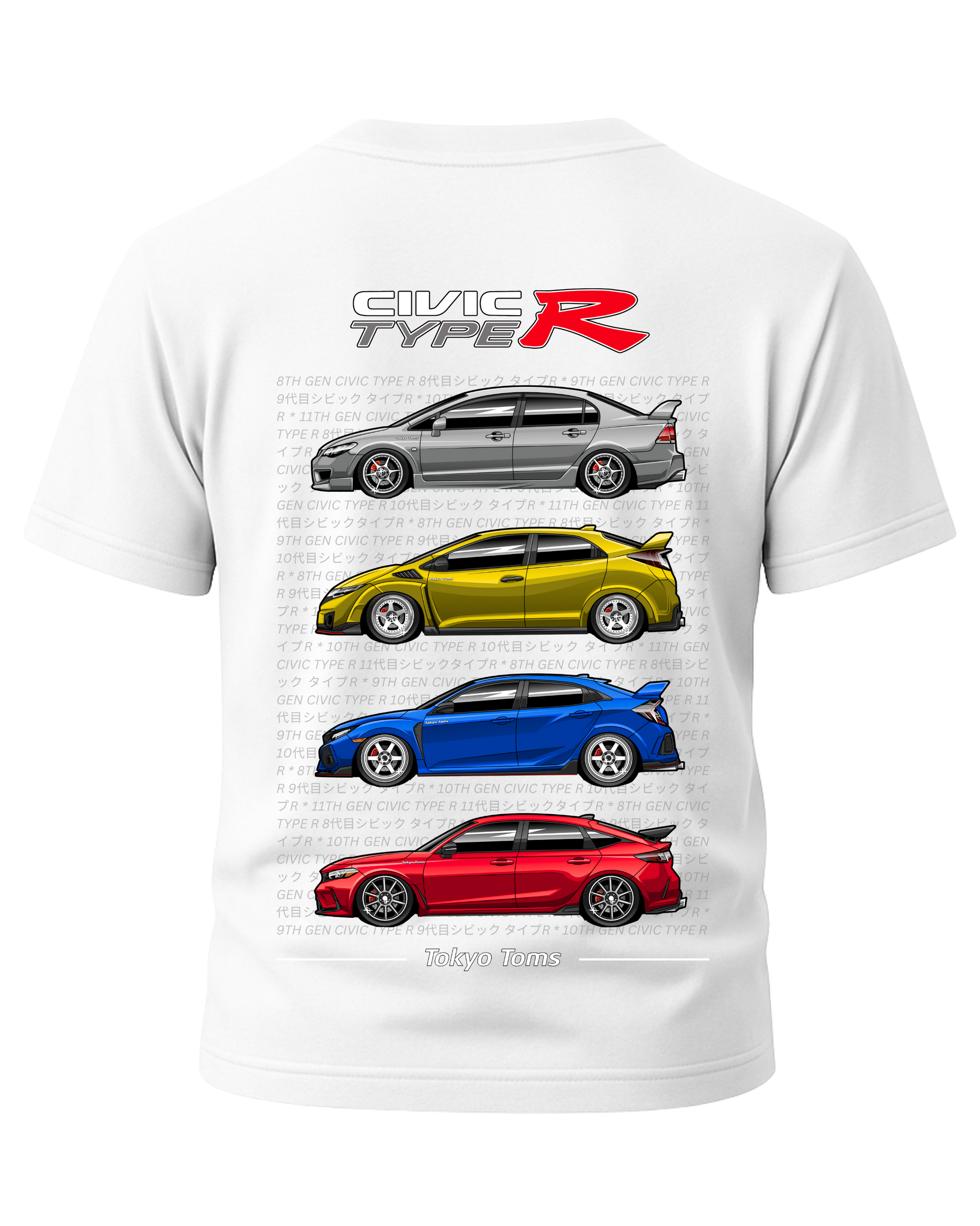 Civic Type R 8th 9th 10th 11th Generations T-Shirt