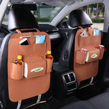 Thicker models Auto Car Back Seat Boot Organizer with 7 pockets Multi-Pocket Travel Storage Bag Hanger - Tokyo Tom's