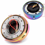 Universal Steering Wheel Quick Release Hub Adapter Neo Chrome - Tokyo Tom's